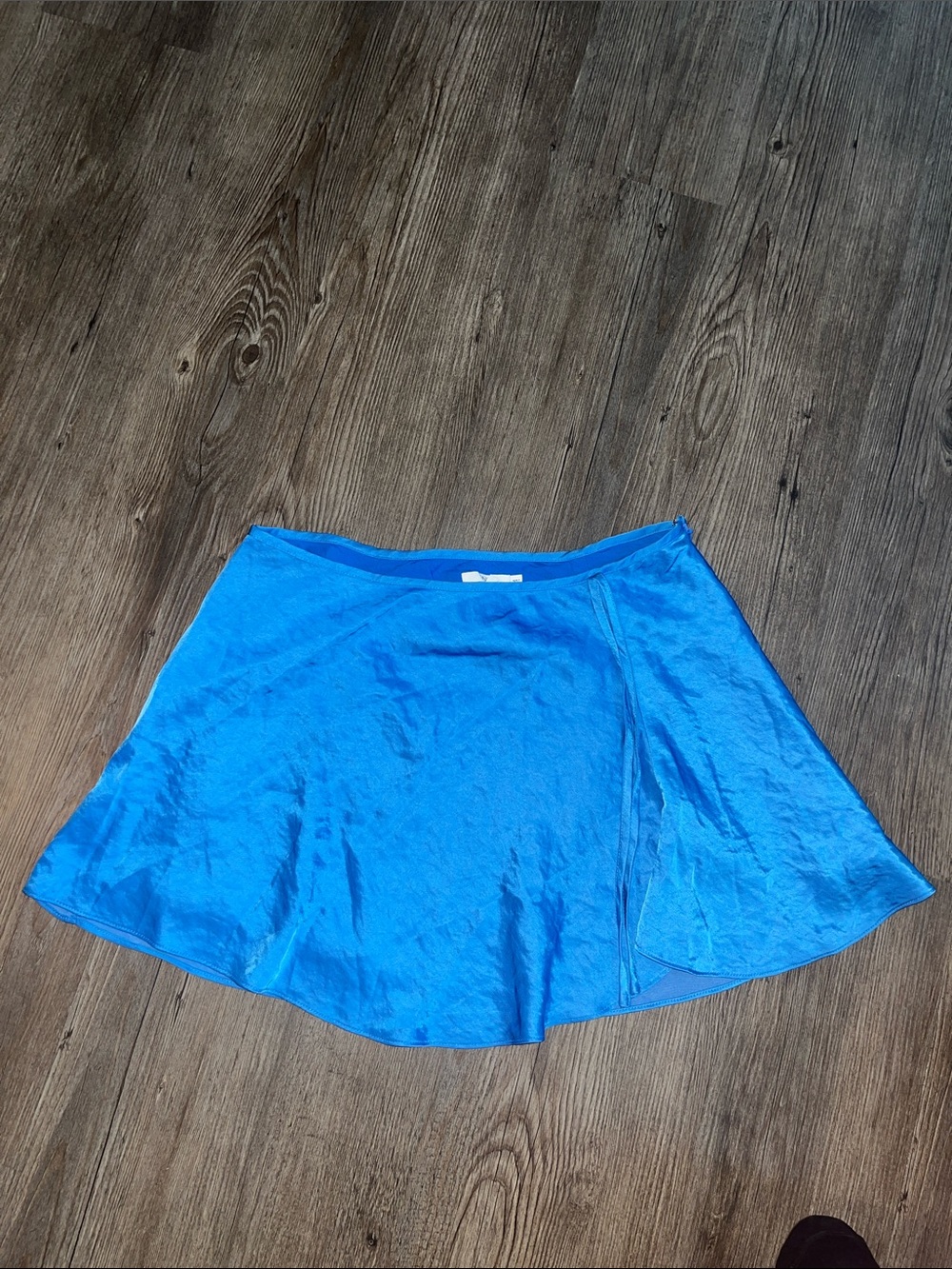 NIA Silky Electric Blue Skater Skirt